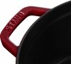 STAUB LA COCOTTE Garnek żeliwny Okrągły 3.85 Ltr, Bordeaux La Cocotte